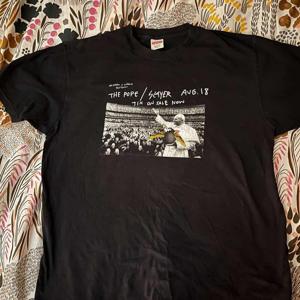 Supreme Antihero Pope Tee Black SS16 Sz XL OFFERS